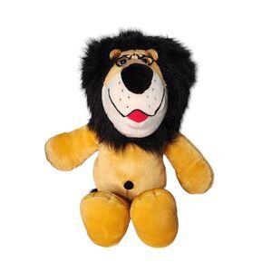 Harris Bank Hubert Lion Stuffed Animal Wearing Glasses Large 24" Animal Fair